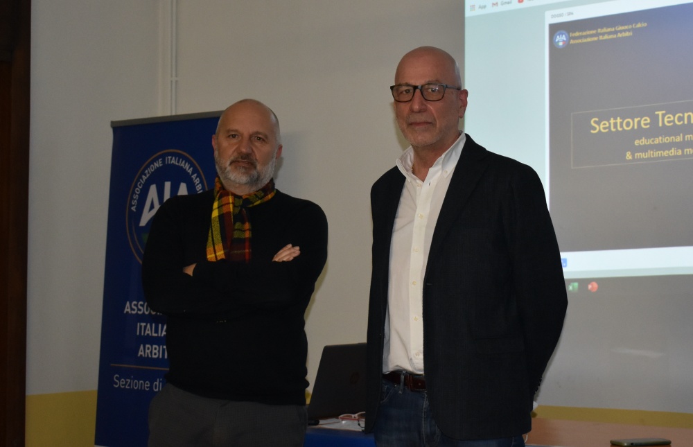 Il Presidente Roberto Romeo con il membro del Settore Tecnico Alessandro Masini